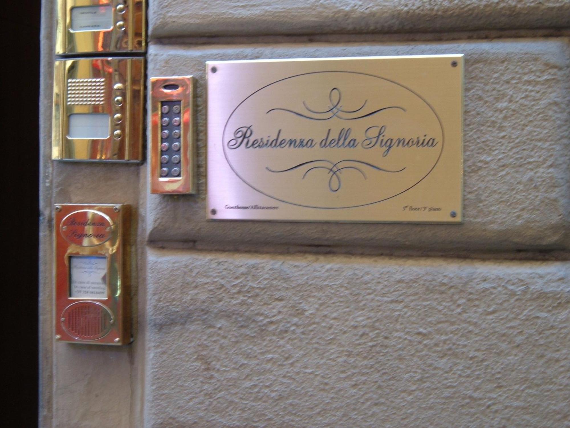 Hotel Residenza Della Signoria Florencia Exterior foto